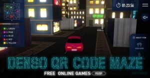 QR-koodeista tulee peli!? DENSO julkaisee ilmaisen verkkopelin "DENSO QR Code Maze"