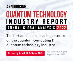 क्वांटम प्रौद्योगिकी उद्योग रिपोर्ट 2022 प्रकाशित: क्वांटम प्रौद्योगिकी उद्योग के लिए पहली वार्षिक मार्गदर्शिका