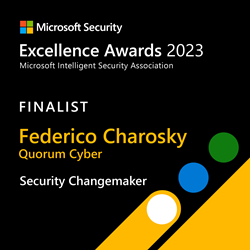 Quorum Cyber, Microsoft Security Excellence Awards Finalisti olarak...