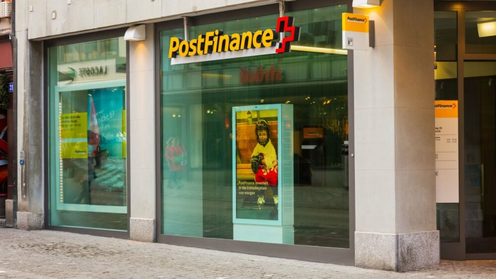 瑞士国有银行巨头 Postfinance 将提供加密货币服务