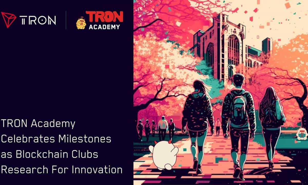 TRON Academy Celebrates Milestones as Blockchain Clubs Research for Innovation mentoring PlatoBlockchain Data Intelligence. Vertical Search. Ai.