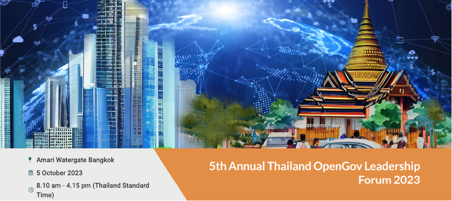Fórum de Liderança OpenGov da Tailândia 2023