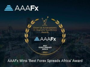 AAAFx تفوز بجائزة 'Best Forex Spread Africa'