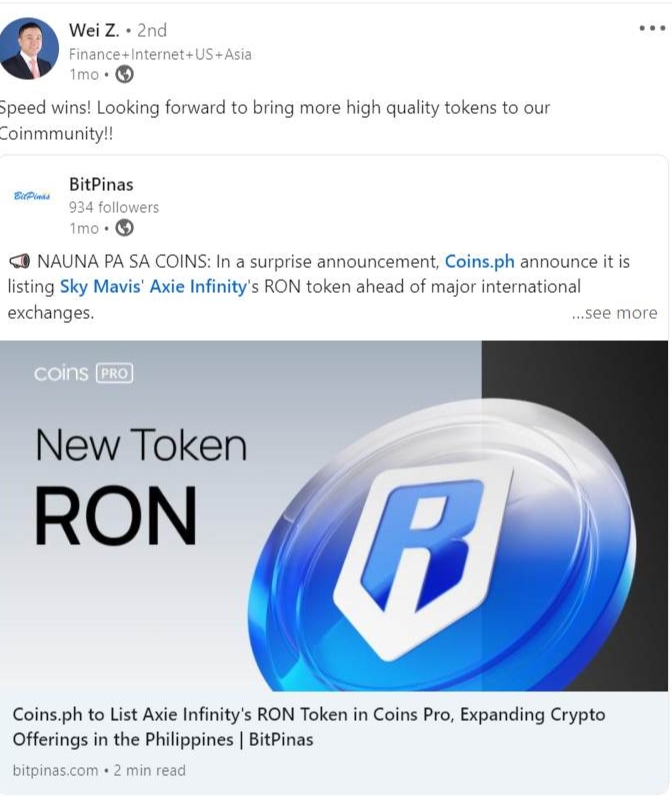 ALMOST AS FAST AS BINANCE: Coins.ph Lists Pepe, Floki DICT PlatoBlockchain Data Intelligence. Vertical Search. Ai.