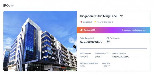 CitaDAO Successfully Completes Real Estate Tokenisation, Shaping the Future of Real Estate Ecosystem tokenisation PlatoBlockchain Data Intelligence. Vertical Search. Ai.