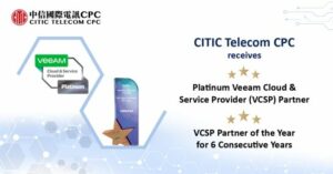 CITIC Telecom CPC in Veeam zagotavljata enostavno, varno varnostno kopiranje in obnovitev po katastrofi za krepitev poslovne kontinuitete za globalna podjetja