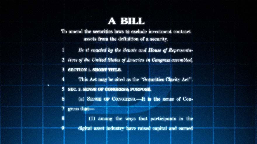 Kongresmedlem Emmer introducerer 'Securities Clarity Act'