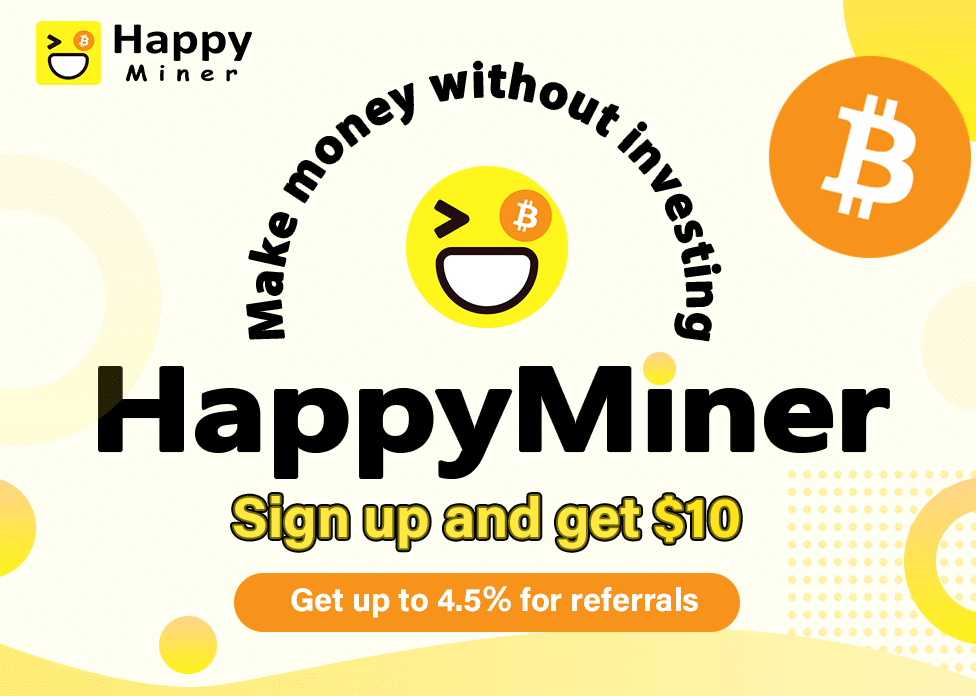 HappyMiner proporciona los mejores ingresos pasivos con la minería en la nube PlatoBlockchain Data Intelligence. Búsqueda vertical. Ai.