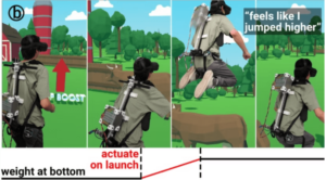 Механический рюкзак делает прыжки в виртуальной реальности более увлекательными