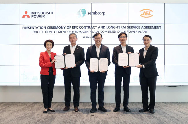 Mitsubishi Power Kembangkan Pembangkit Listrik Siap Hidrogen untuk Sembcorp Industries