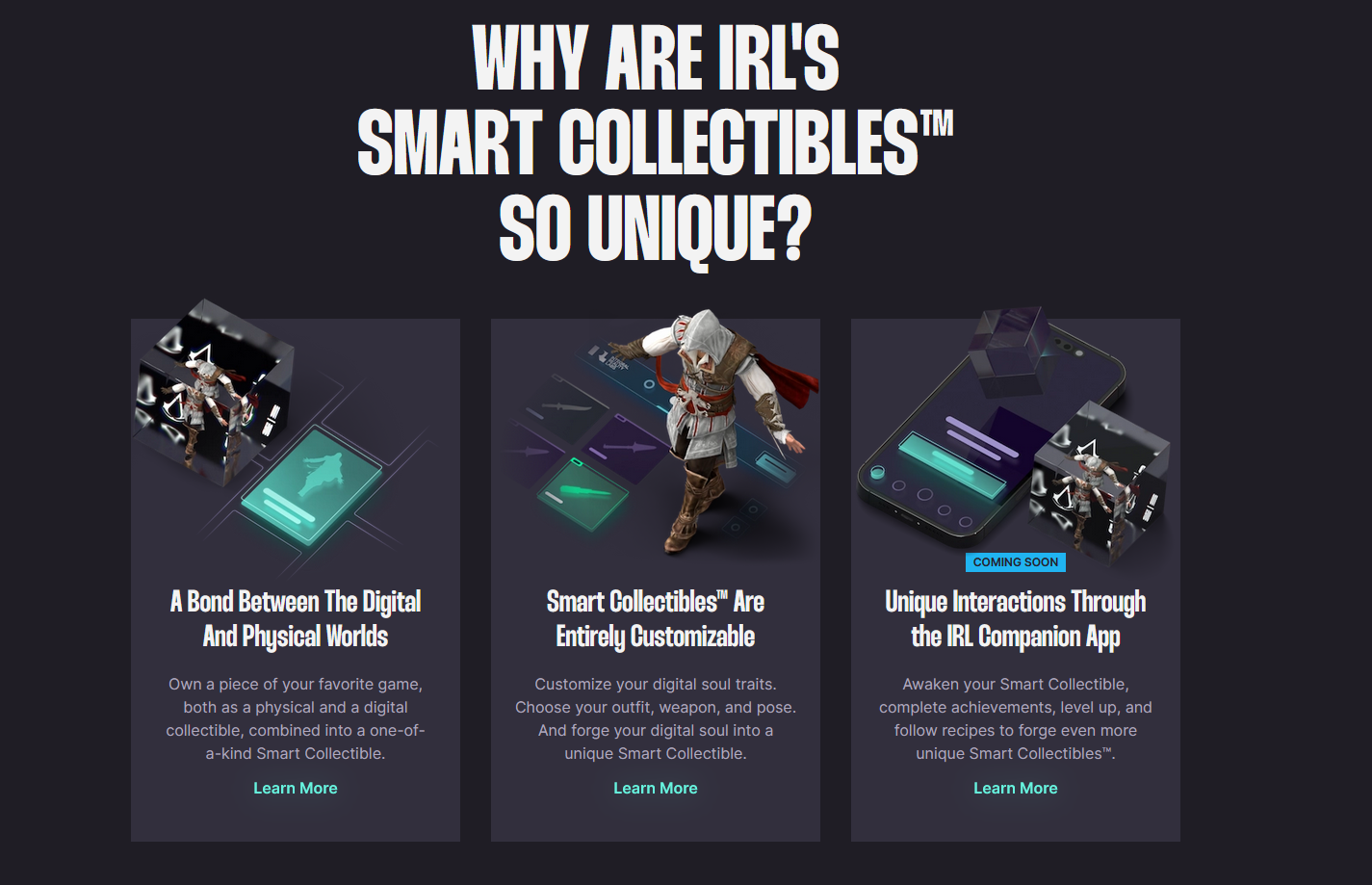 Nifty News: Assassin’s Creed unveils ‘smart collectibles,’ MechaFightClub winds down and more