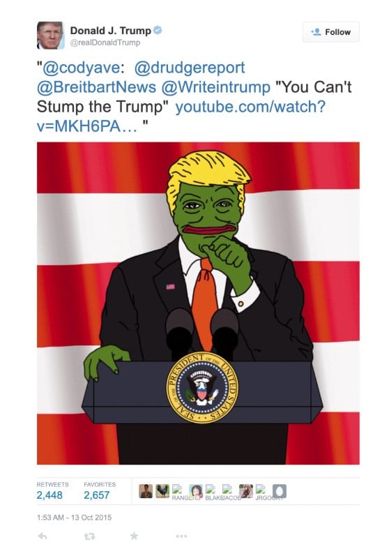 PEPE: Innocent Memecoin or a Political Tool?   presidential election PlatoBlockchain Data Intelligence. Vertical Search. Ai.