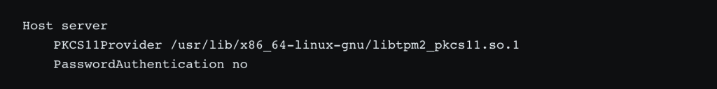 Защита ключей SSH с помощью TPM 2.0, теперь доступного в Debian | Ledger PlatoБлокчейн-аналитика данных. Вертикальный поиск. Ай.
