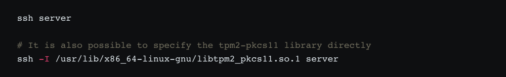Ochrona kluczy SSH za pomocą modułu TPM 2.0, teraz dostępnego w Debianie | Inteligencja danych Ledger PlatoBlockchain. Wyszukiwanie pionowe. AI.