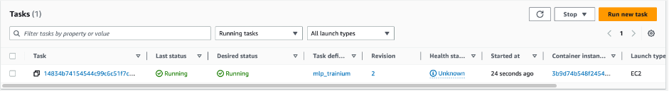 Scale your machine learning workloads on Amazon ECS powered by AWS Trainium instances | Amazon Web Services Torchvision PlatoBlockchain Data Intelligence. Vertical Search. Ai.