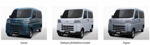 A Suzuki, a Daihatsu és a Toyota bemutatja az elektromos kisteherautókat