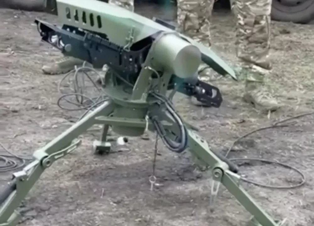 L'Ukraine dévoile un robot soldat