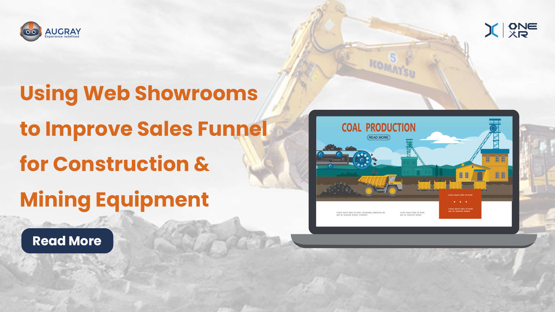 Using Web Showrooms to Improve Sales Funnel for Construction & Mining Equipment - Augray Blog Excavator PlatoBlockchain Data Intelligence. Vertical Search. Ai.
