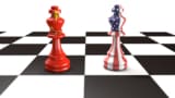 China en de VS schaakspel