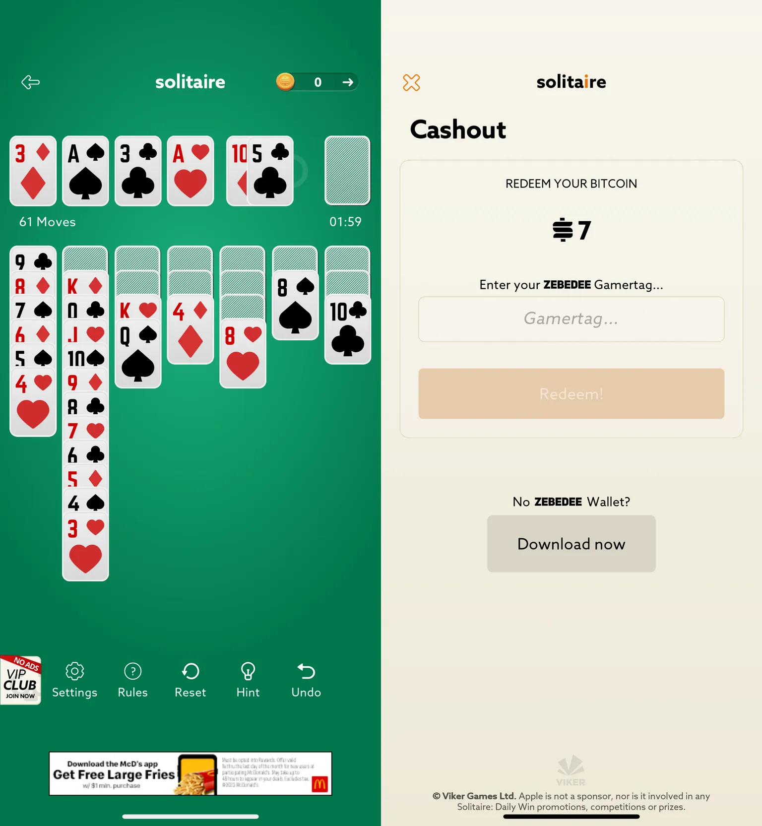 You Can Earn Bitcoin by Playing Mobile Solitaire Games—Here's How Much - Decrypt Polish PlatoBlockchain Data Intelligence. Vertical Search. Ai.