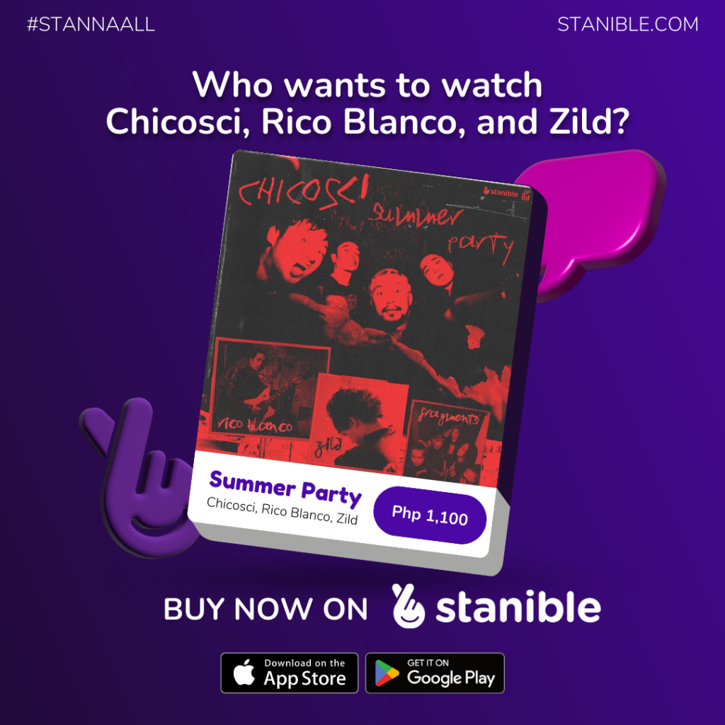 You Can Only Watch This Exclusive Chicosci, Rico Blanco Concert By Buying NFT Tickets | BitPinas Maya PlatoBlockchain Data Intelligence. Vertical Search. Ai.