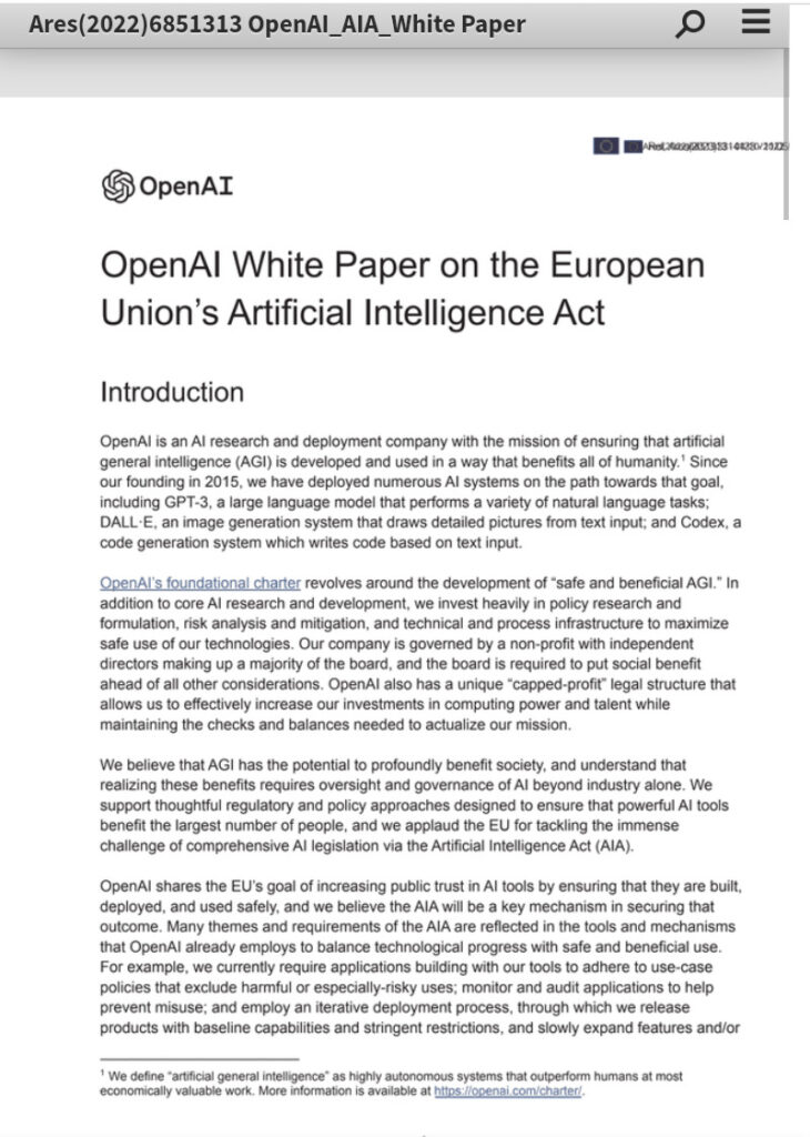 OpenAI Diam-diam Didorong untuk Melemahkan Aturan AI di Eropa