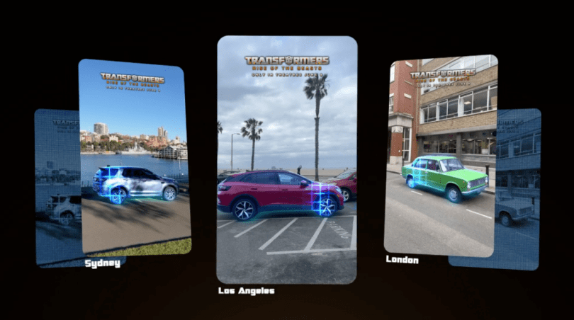 AR Turns Your Car Into A Transformers Robot - VRScout snapchat PlatoBlockchain Data Intelligence. Vertical Search. Ai.