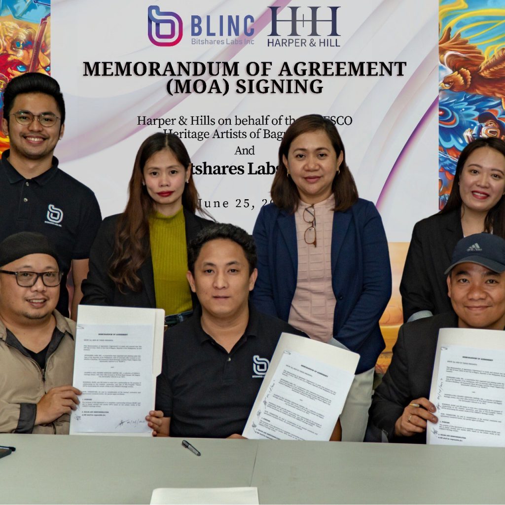 Baguio-Based Bitshares Labs, Harper and Hill to Support UNESCO Creative Artists NFT | BitPinas PlatoBlockchain Data Intelligence. Vertical Search. Ai.
