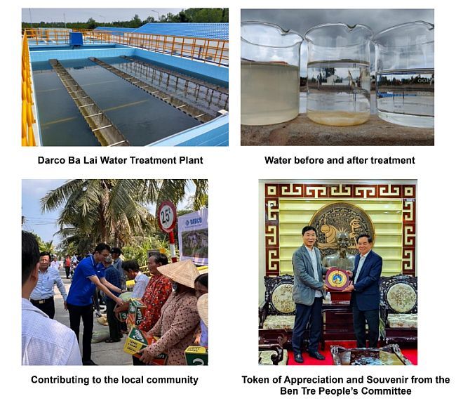 El proyecto de suministro de agua limpia de Darco en Vietnam comienza a operar