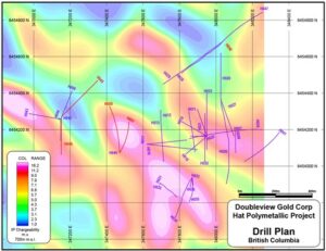 A Doubleview tem o prazer de anunciar os resultados do ensaio de perfuração e a forte mineralização conecta a mineralização de West Lisle com a principal mineralização de Lisle