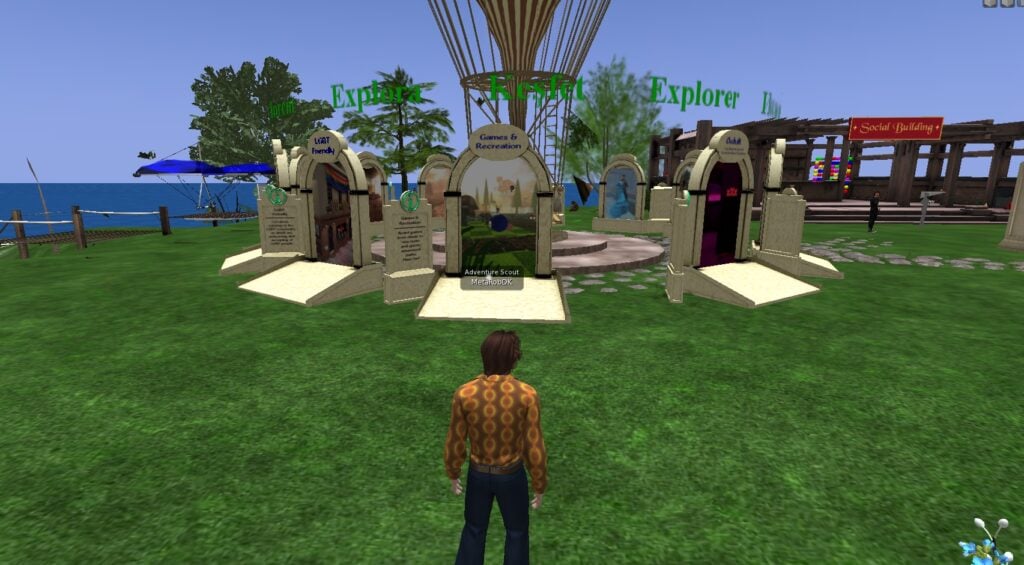 Okolje portalov Second Life