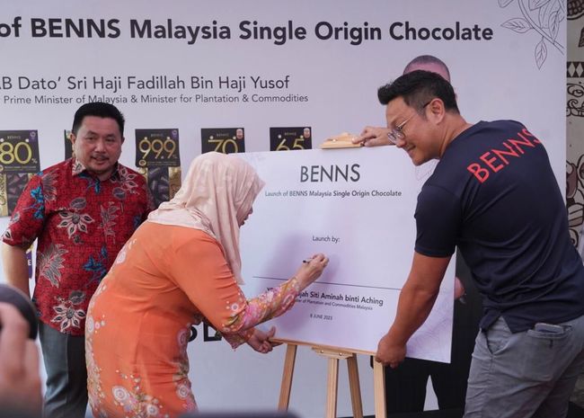 Sô cô la Benns được quốc tế hoan nghênh ra mắt Sô cô la một nguồn gốc gợi lên hương vị Malaysia