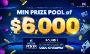 Massive Gaming firar global lansering av House of Poker med 100 % USDC-belöningar i Bonus Giveaway Event