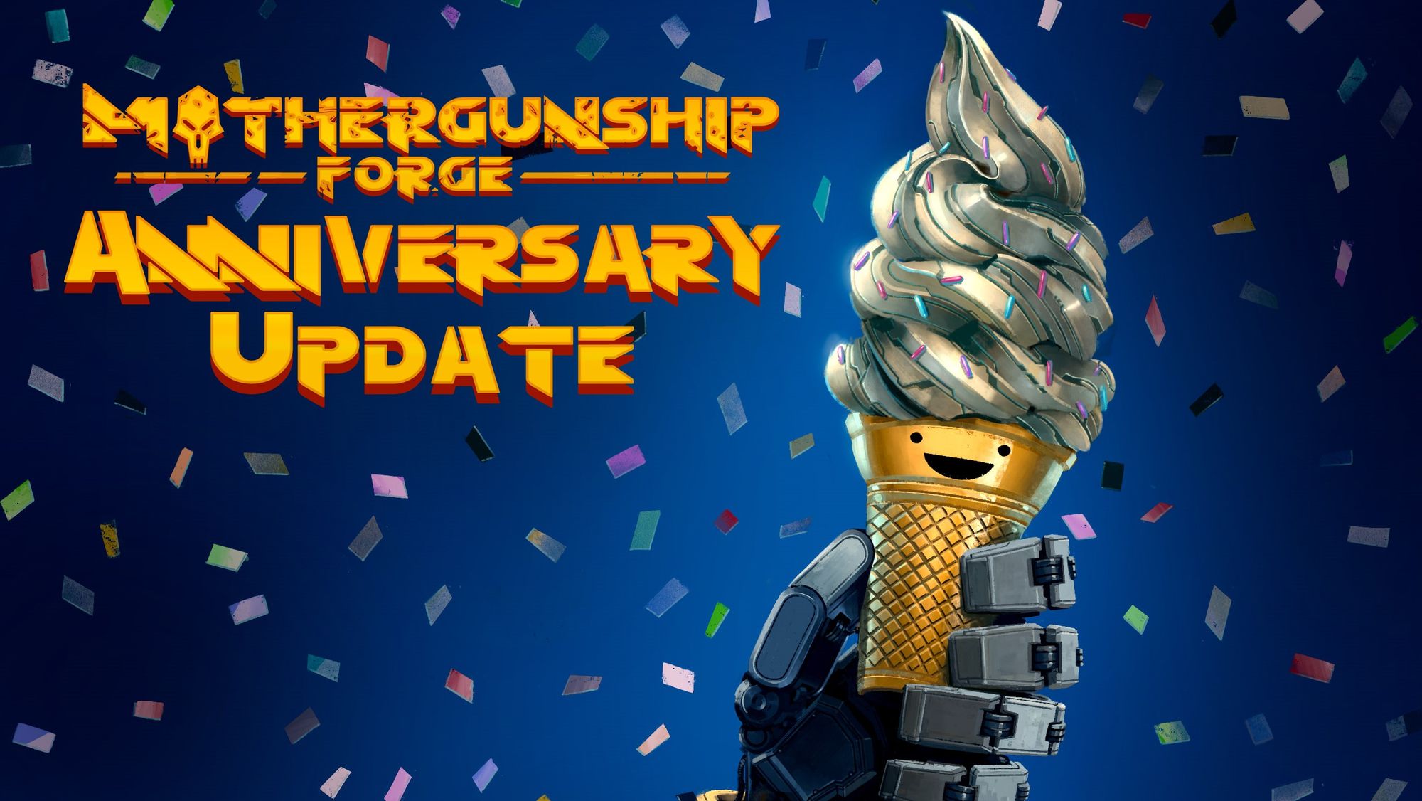 Mothergunship: Forge Holds A Party With Anniversary Update PlatoBlockchain Data Intelligence. Vertical Search. Ai.