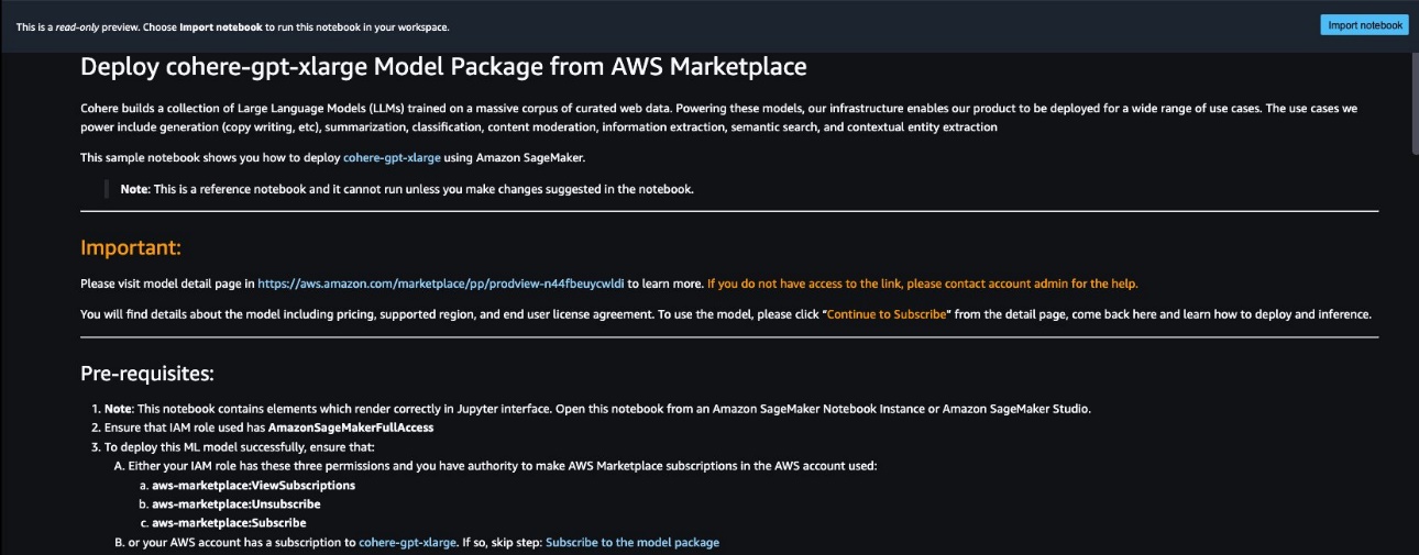 Используйте собственные модели фундамента из Amazon SageMaker JumpStart в Amazon SageMaker Studio | Веб-сервисы Amazon PlatoBlockchain Data Intelligence. Вертикальный поиск. Ай.