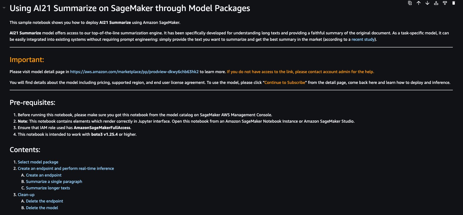 Bruk proprietære grunnmodeller fra Amazon SageMaker JumpStart i Amazon SageMaker Studio | Amazon Web Services PlatoBlockchain Data Intelligence. Vertikalt søk. Ai.