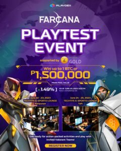 Web3 游戏平台 Playdex 在 PH 举办 Farcana 游戏测试 | 比特皮纳斯