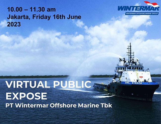 Wintermar Offshore (WINS:JK) Public Expose 2023 Vessel PlatoBlockchain Data Intelligence. Vertical Search. Ai.