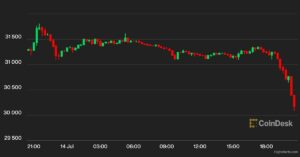 Bitcoin pade pod 30 $, cene kripto padejo po blaznosti altkoinov zaradi odločitve XRP