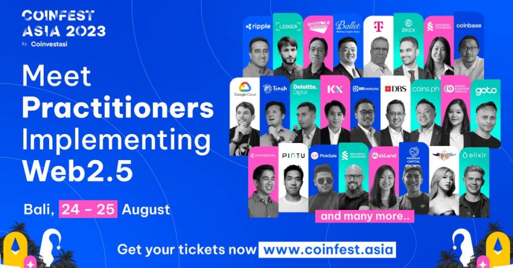 Coinfest Asia використовує тему Web2.5 і буде представлено понад 100 спікерів | BitPinas PlatoBlockchain Data Intelligence. Вертикальний пошук. Ai.
