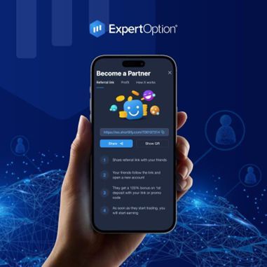 ExpertOption, 전 세계적으로 70천만 명의 사용자를 돌파하고 수익성 있는 추천 프로그램 도입