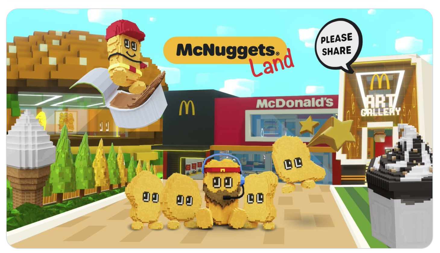 McDonald's Hong Kong vstopa v metaverzum v znamenju McNuggets
