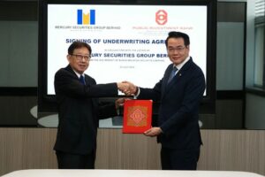 Mercury Securities Group tecknar garantiavtal med Public Investment Bank för sin börsintroduktion på ACE-marknaden i Bursa Malaysia