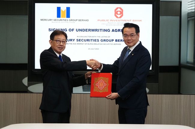 Mercury Securities Group Signs Underwriting Agreement with Public Investment Bank for its IPO on the ACE Market of Bursa Malaysia digitalisation PlatoBlockchain Data Intelligence. Vertical Search. Ai.