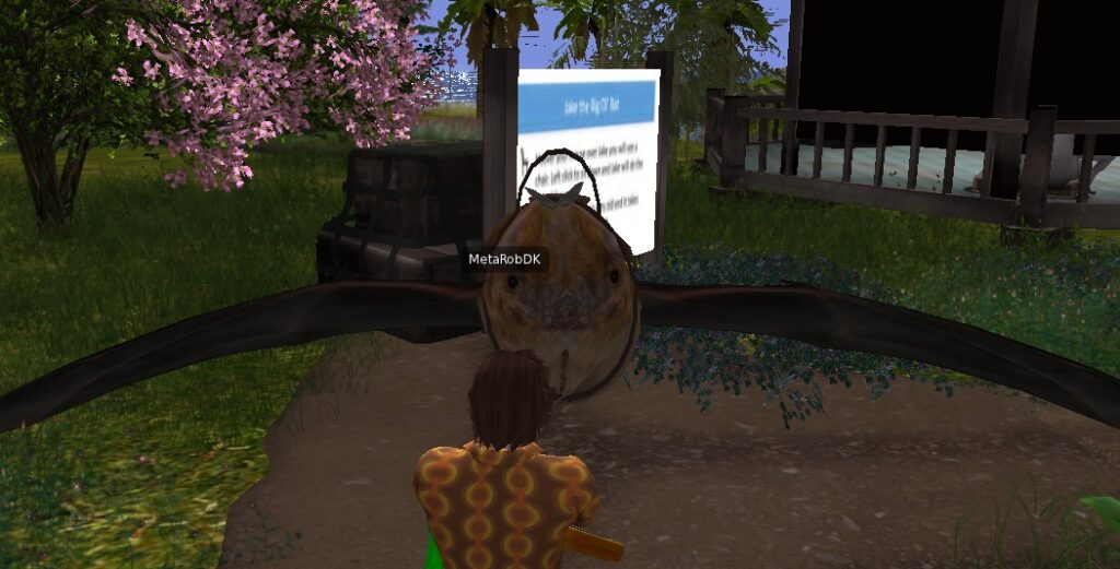 O batmóvel no Second Life.