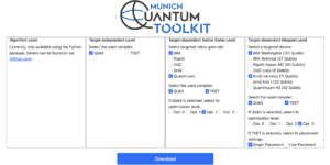 MQT Bench : logiciel d'analyse comparative et outils d'automatisation de la conception pour l'informatique quantique