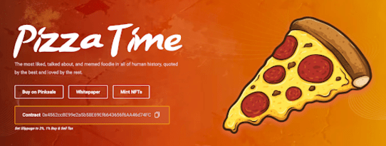 Pizza Time ($PIZZA): New Meta That's Revitalizing the Crypto World rug pulls PlatoBlockchain Data Intelligence. Vertical Search. Ai.