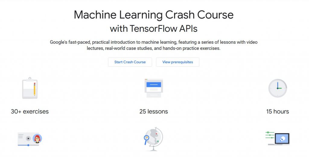 Online-Kurs „Lernen mit Google AI“.