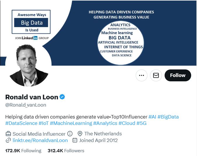 Top Must-Follow AI Influencers and Thought Leaders to Stay Updated | BitPinas Loon PlatoBlockchain Data Intelligence. Vertical Search. Ai.