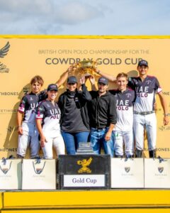 US Polo Assn. ทำหน้าที่เป็นผู้สนับสนุนเครื่องแต่งกายอย่างเป็นทางการสำหรับ Cowdray Gold Cup ปี 2023